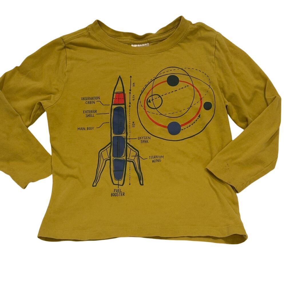Hanna Andersson long sleeve tee sz 4 Rocket Boy's Hanna Andersson Top